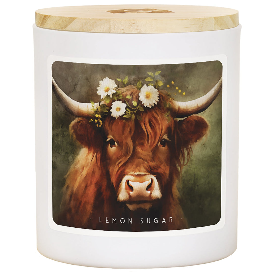 Floral Highland Cow - LEM