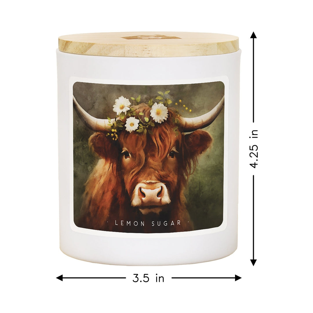 Floral Highland Cow - LEM