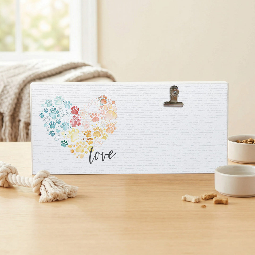 Love Paw Print Heart