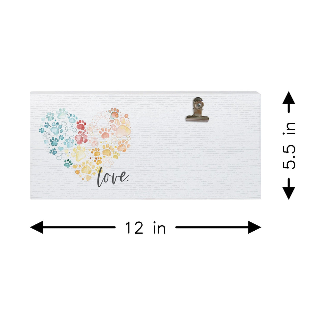Love Paw Print Heart