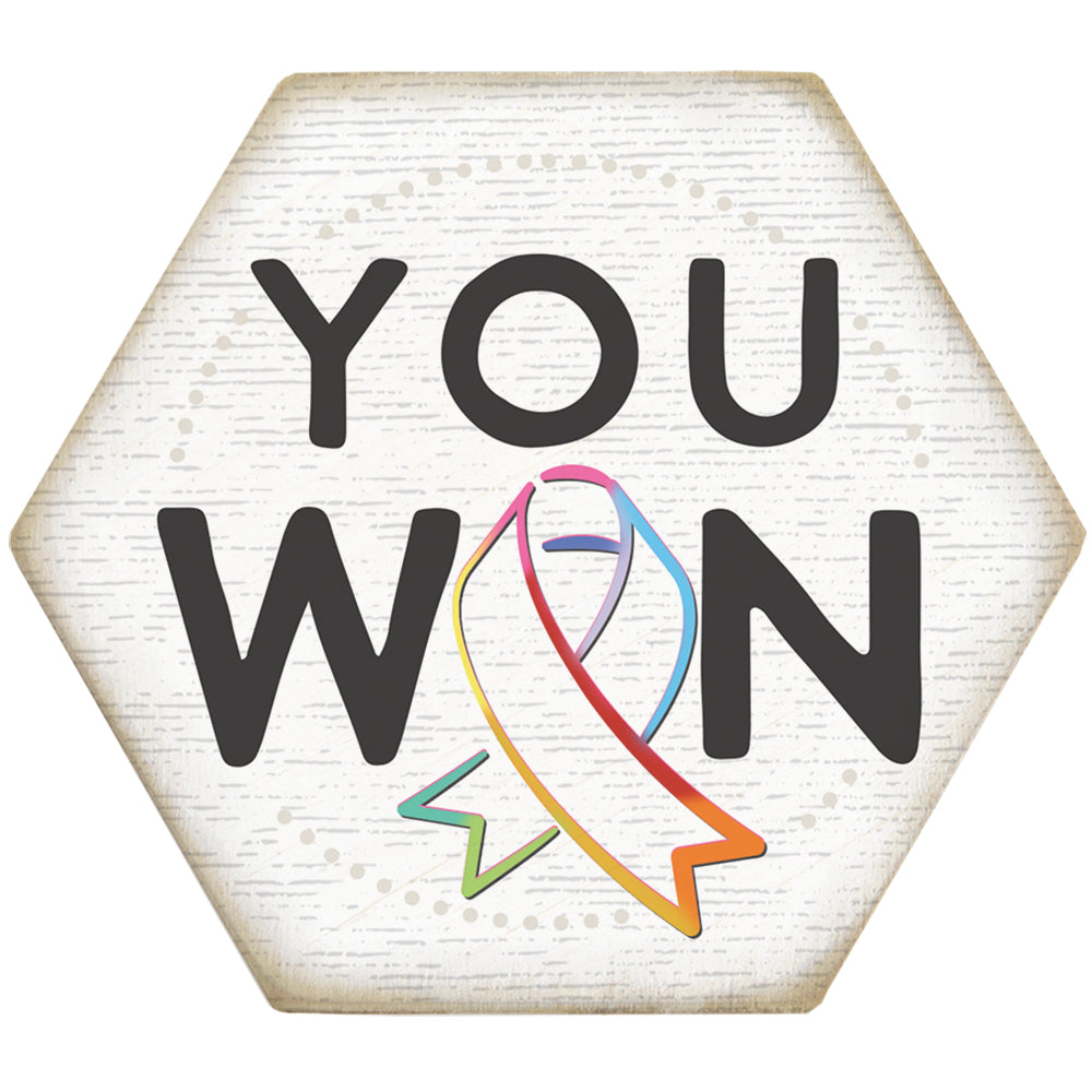 You Won Cancer Ribbon