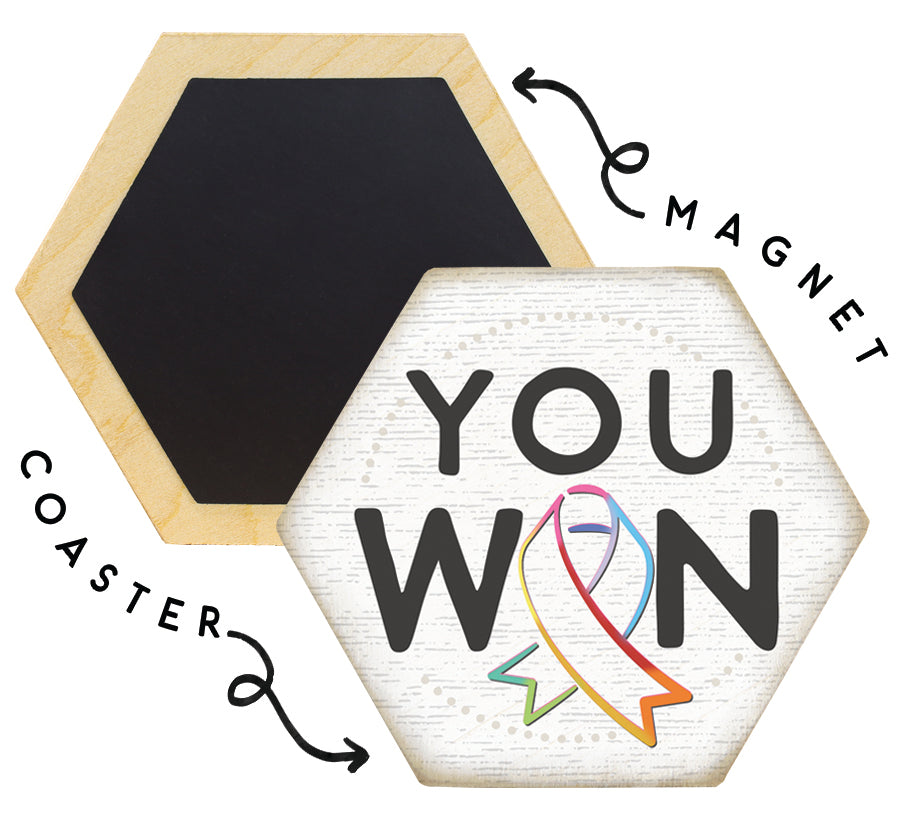 You Won Cancer Ribbon