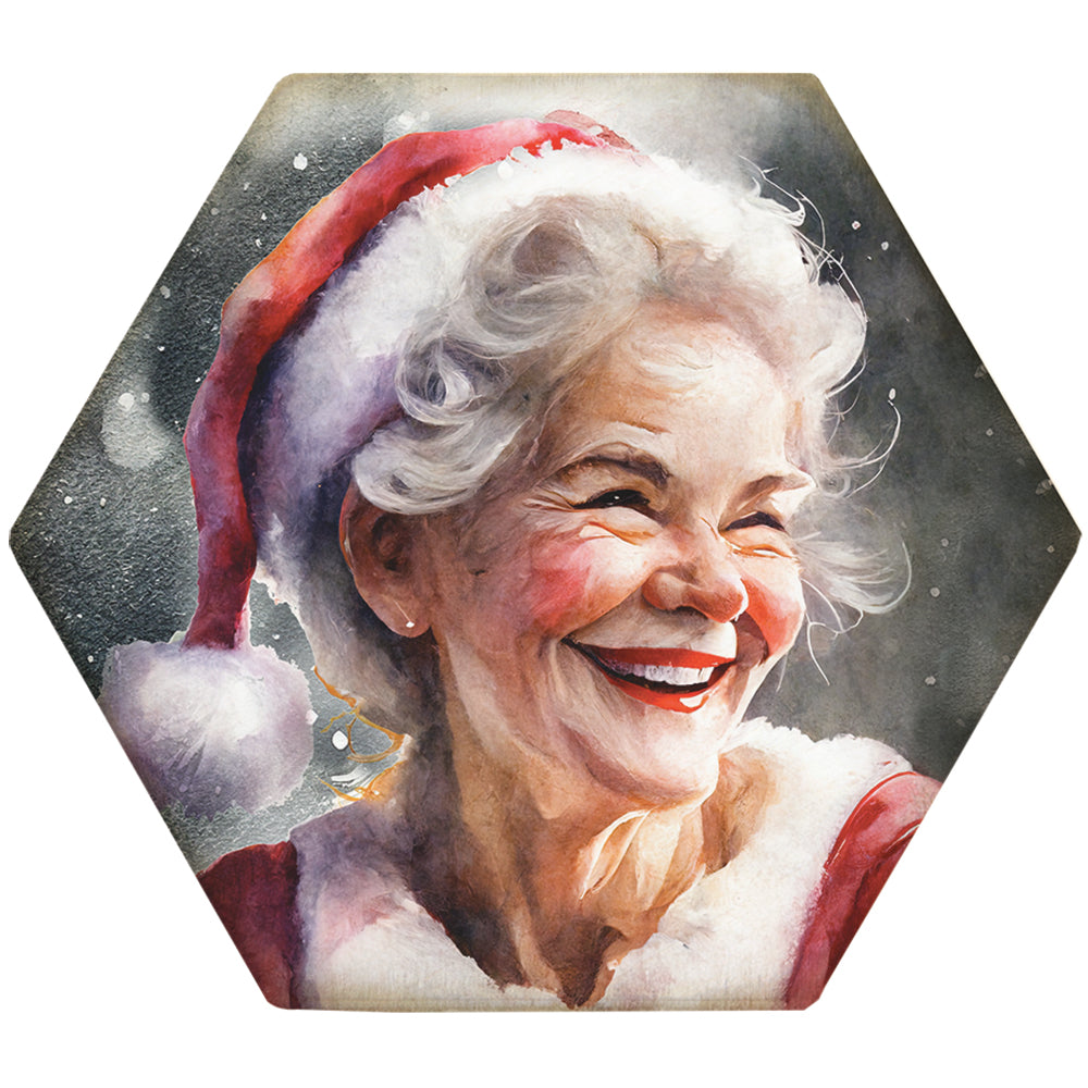 Watercolor Mrs. Claus