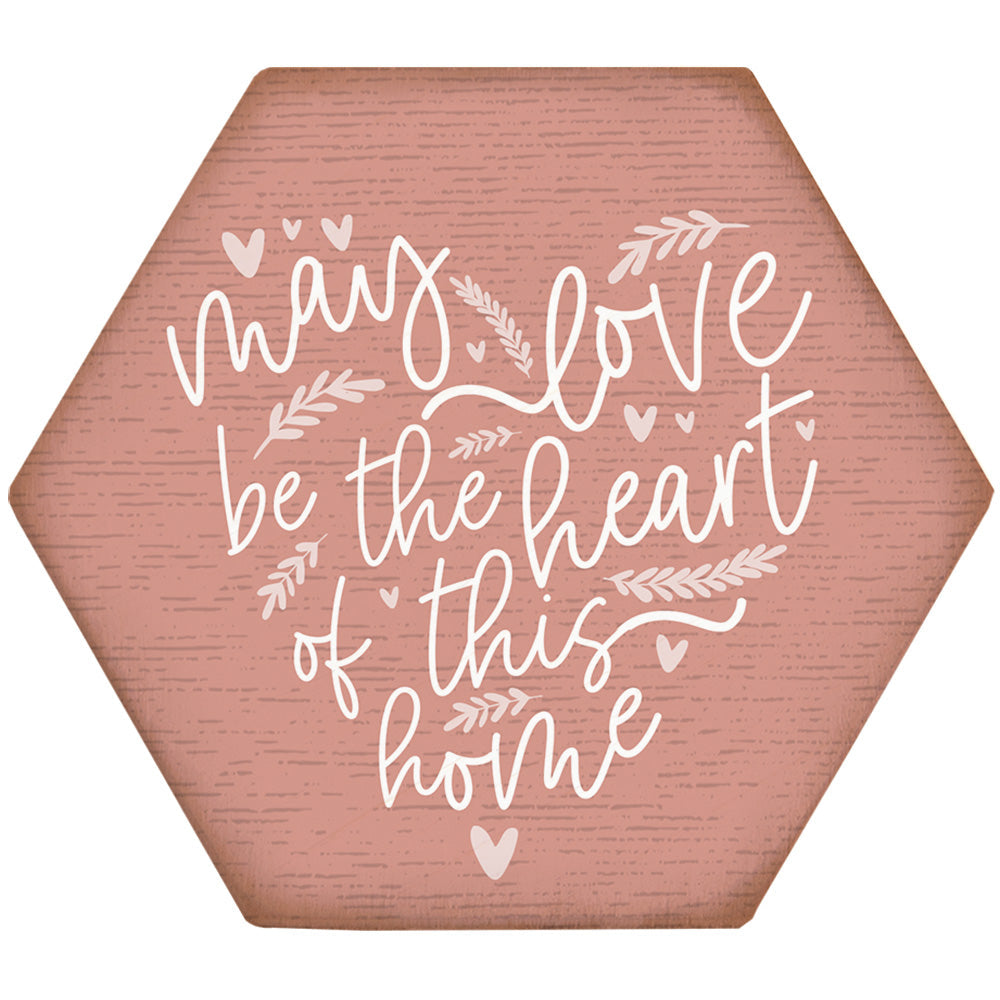 May Love Heart Pink