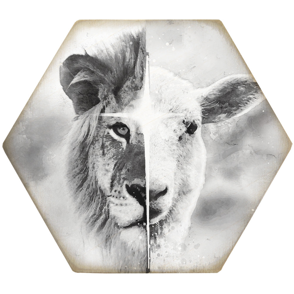 B&W Lion Lamb