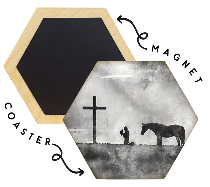 B&W Christian Cowboy 