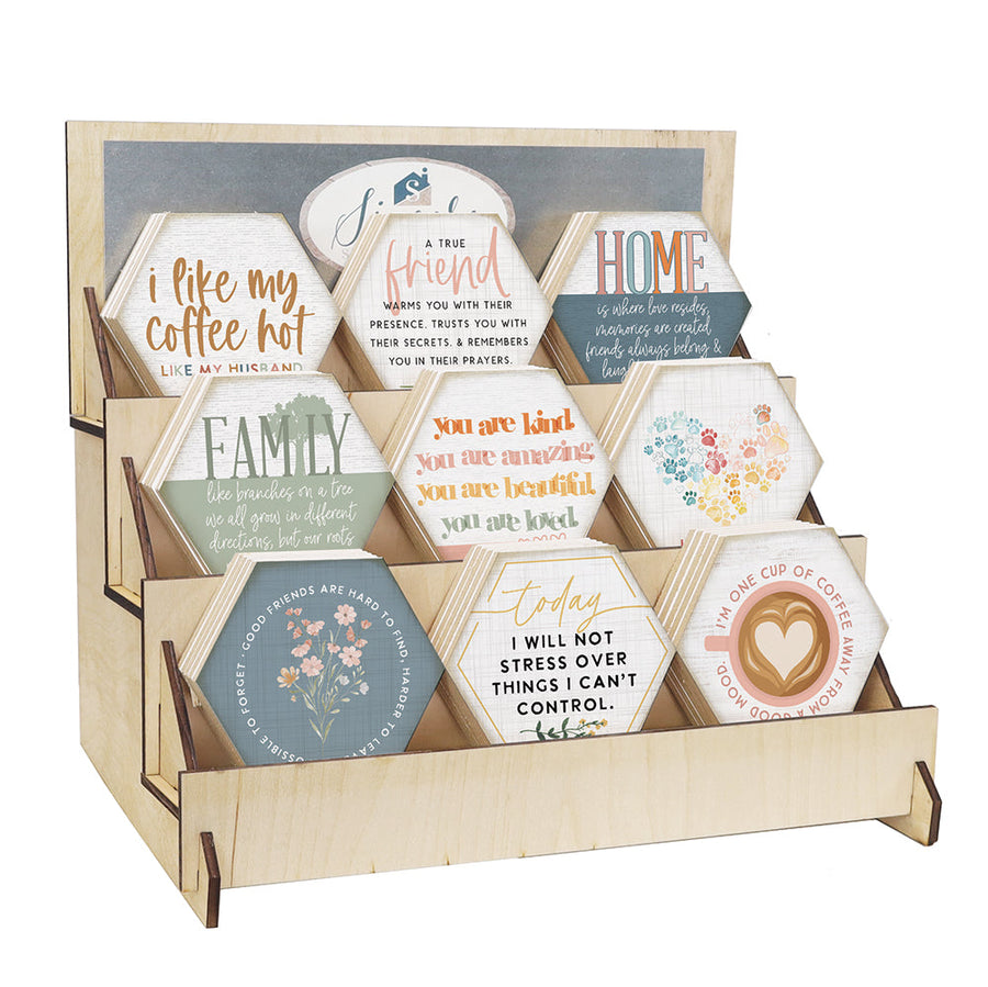 Top Picks Magnetic Honeycomb Coaster Display Bundle 2025
