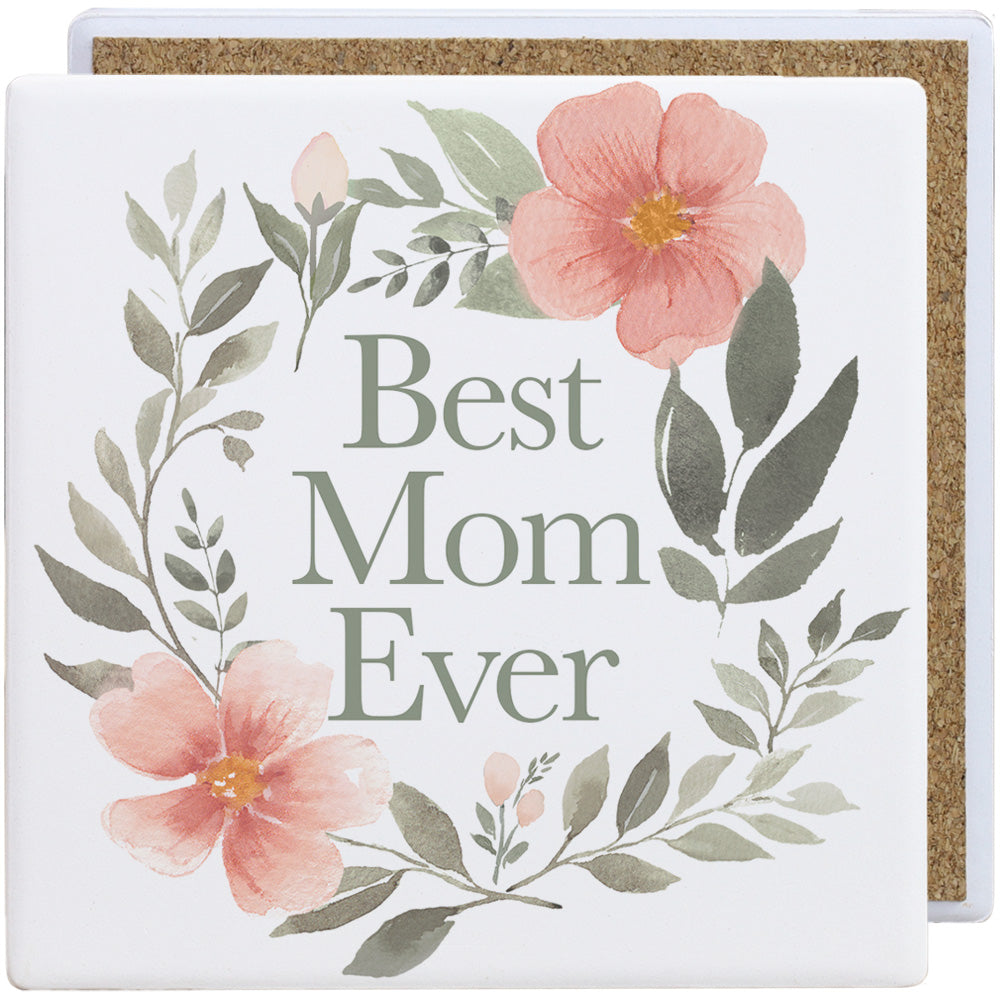Best Mom Floral Wreath PER