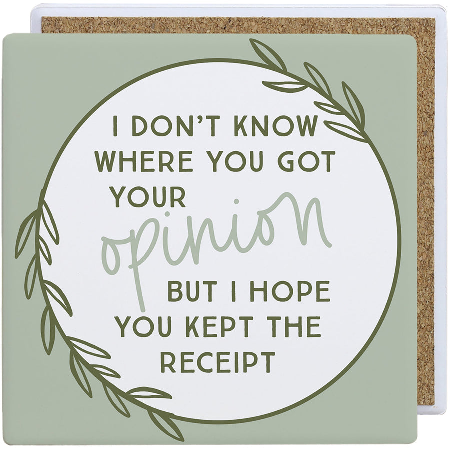 Opinion Kept Receipt