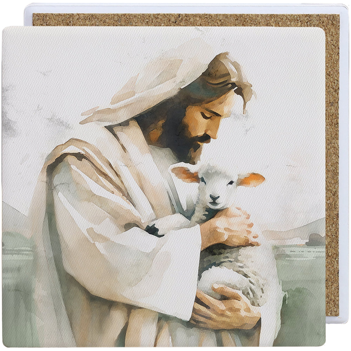 Jesus Holding Lamb