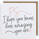 P.S. Know Amazing