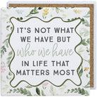 Who We Have Leaves