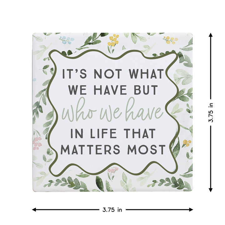 Who We Have Leaves