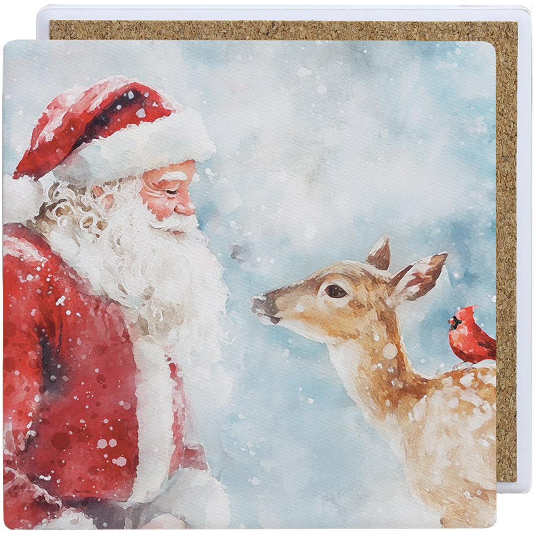 Santa Deer Cardinal