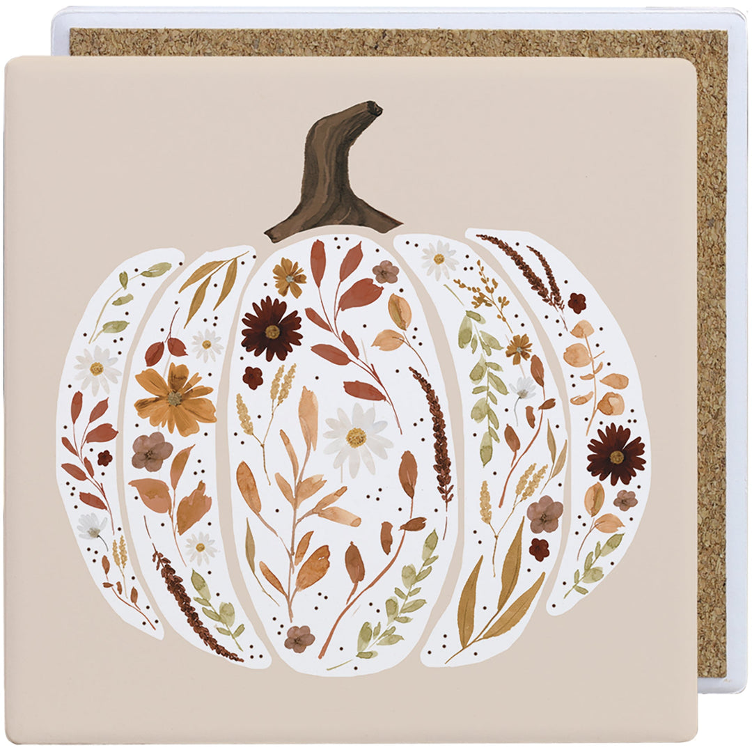 Leaf Collage Pumpkin
