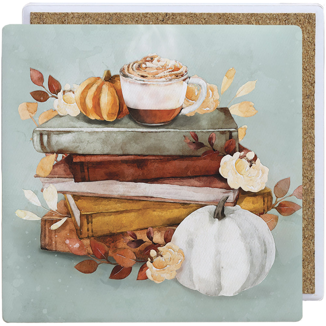 Fall Books Coffee