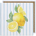 Lemons Blue Stripes