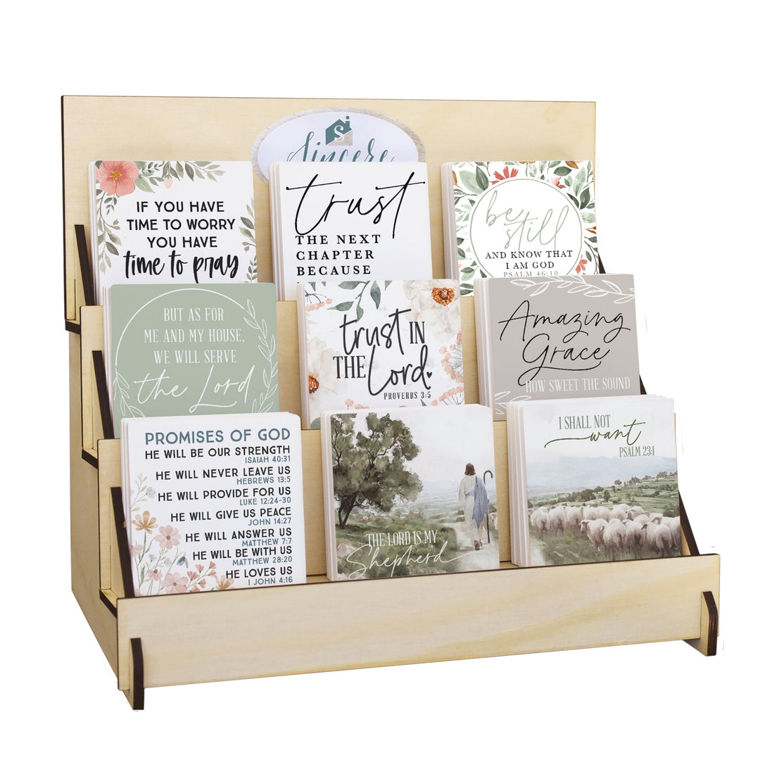 Faith Ceramic Coaster Display Bundle 2026