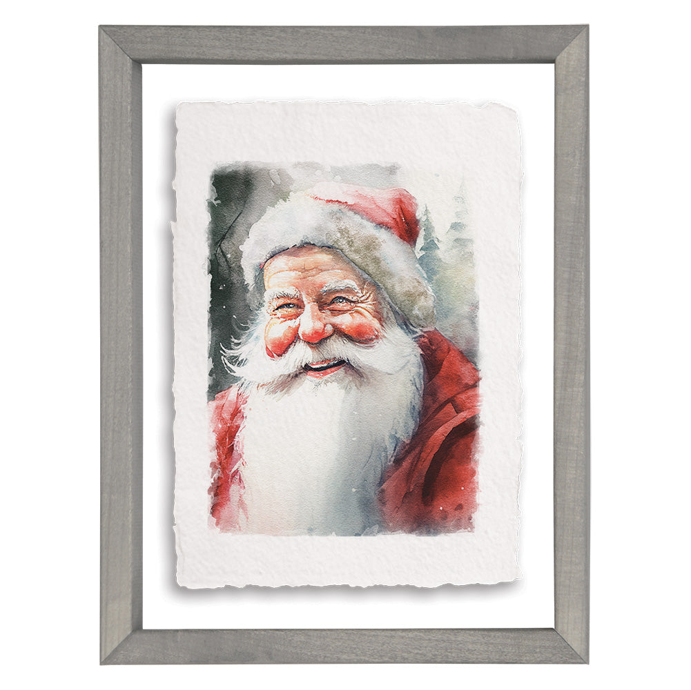 Watercolor Santa