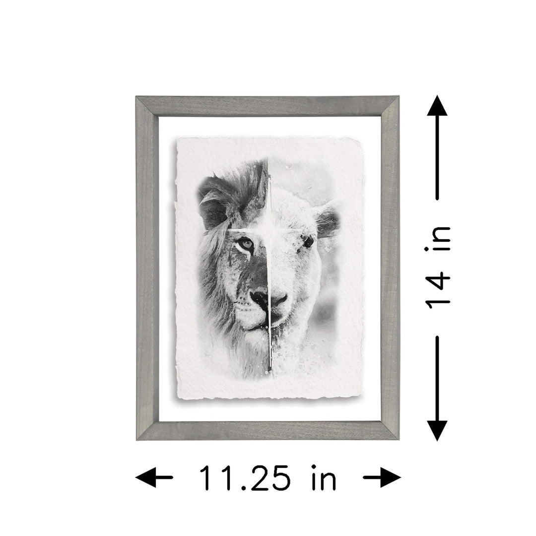 B&W Lion Lamb