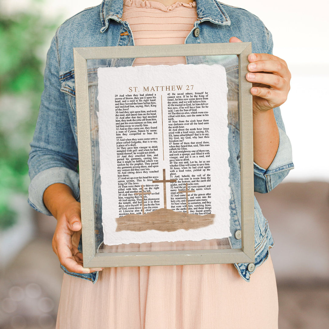 Matthew 27 Crosses