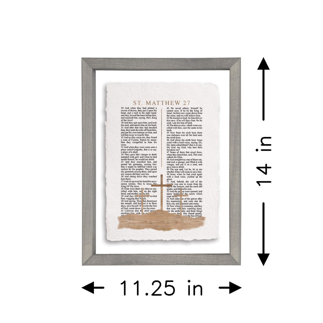Matthew 27 Crosses
