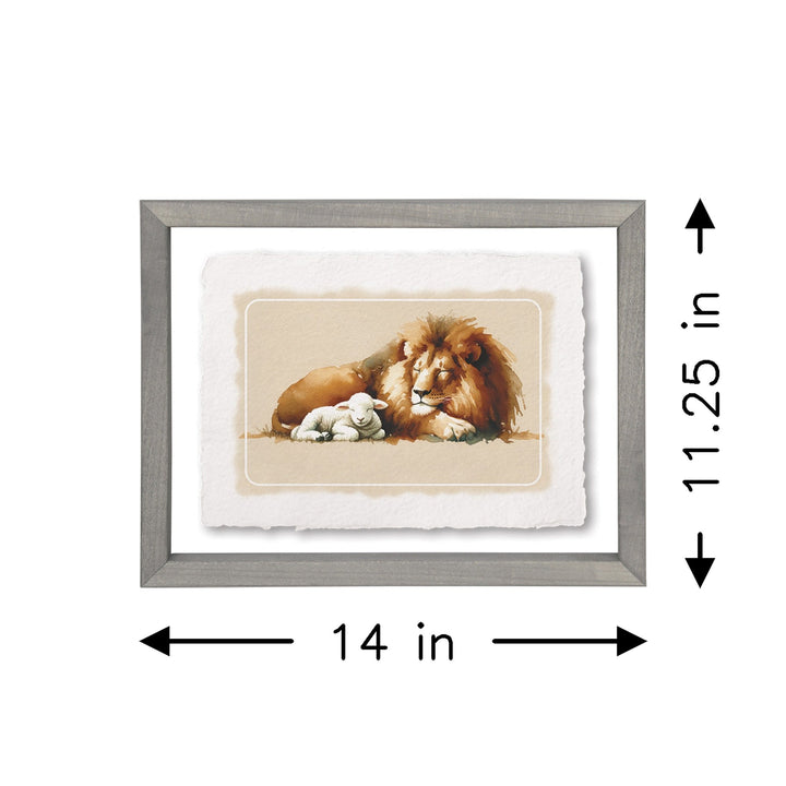 Lion Lamb Art