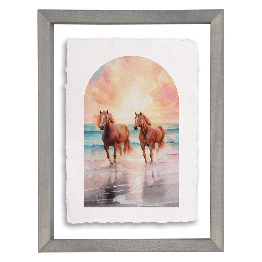 Sunset Horses Arch