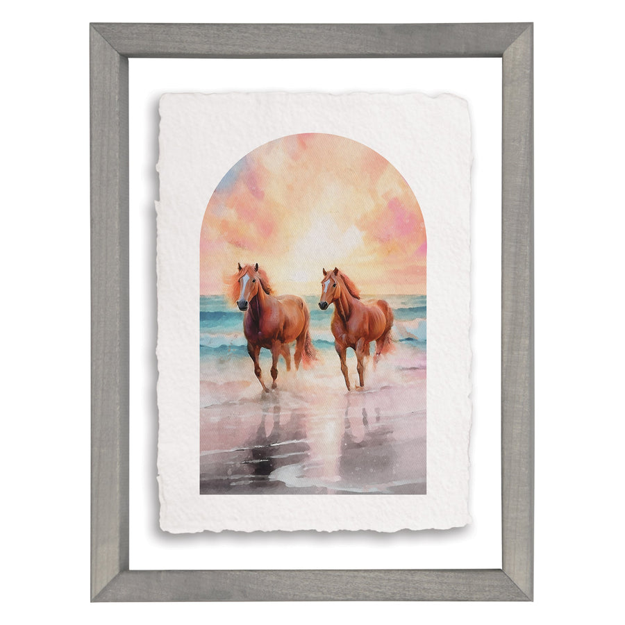 Sunset Horses Arch