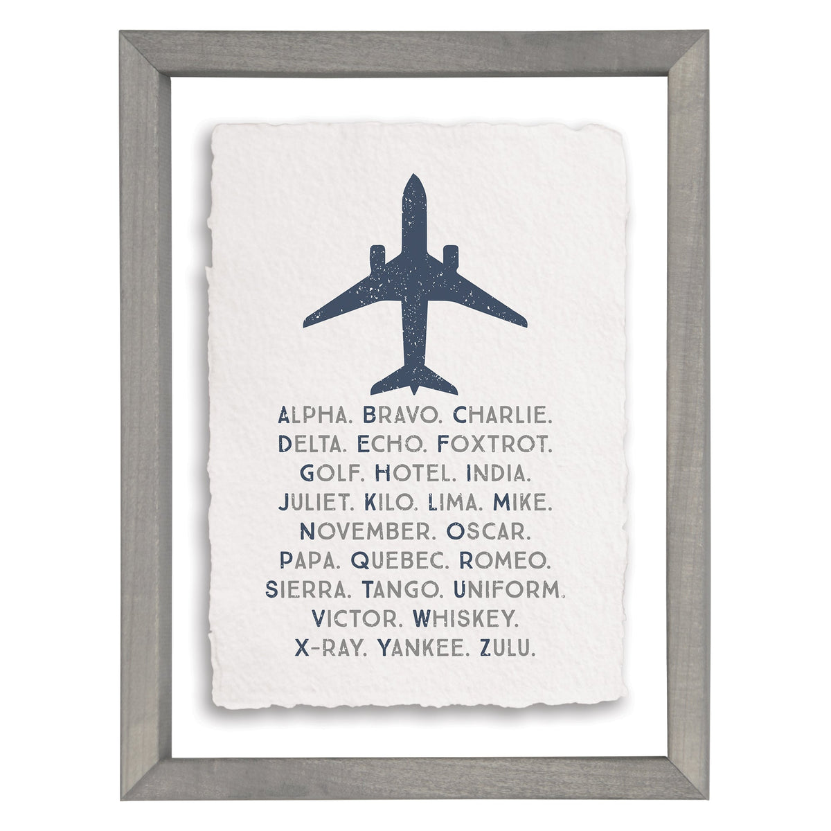 Phonetic Alphabet Plane