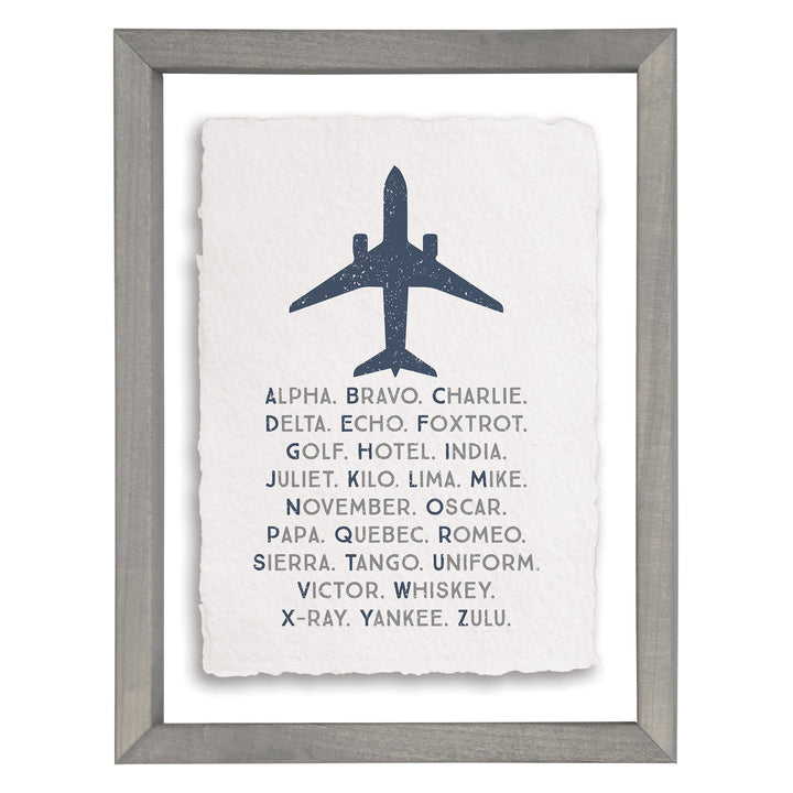 Phonetic Alphabet Plane