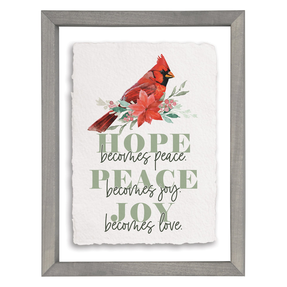 Hope Peace Joy Cardinal