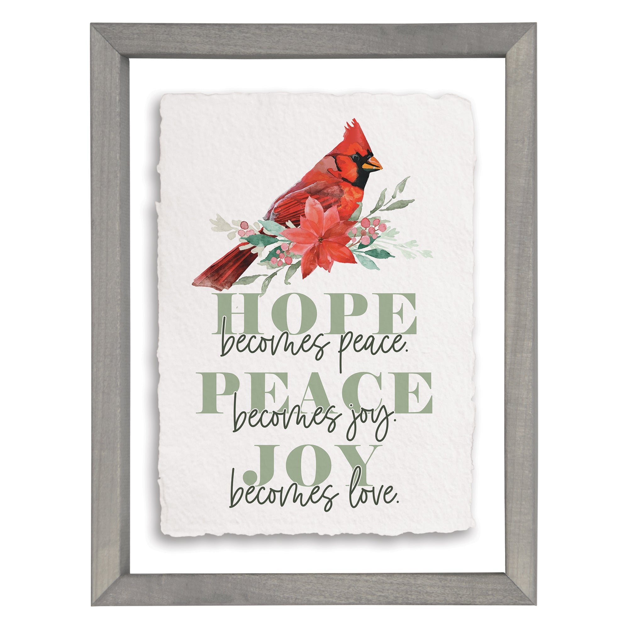 Hope Peace Joy Cardinal