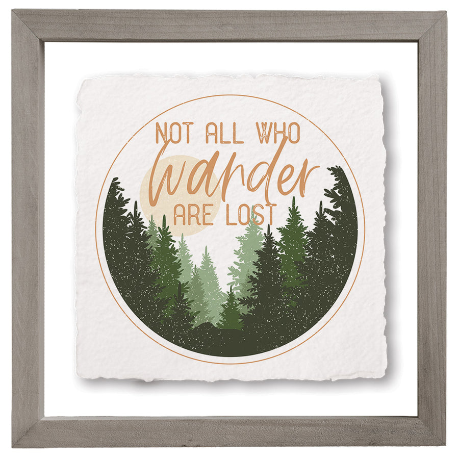 Not All Who Wander