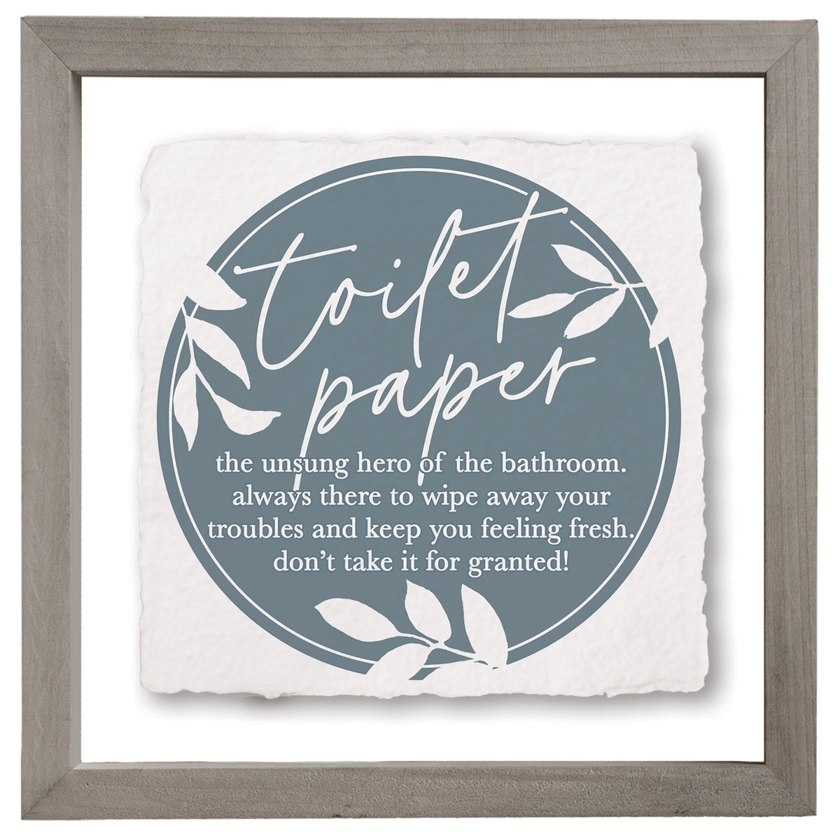 Toilet Paper Blue