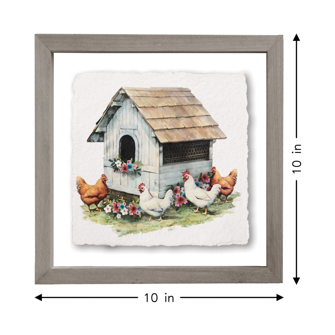 Floral Chicken Coop