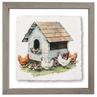 Floral Chicken Coop
