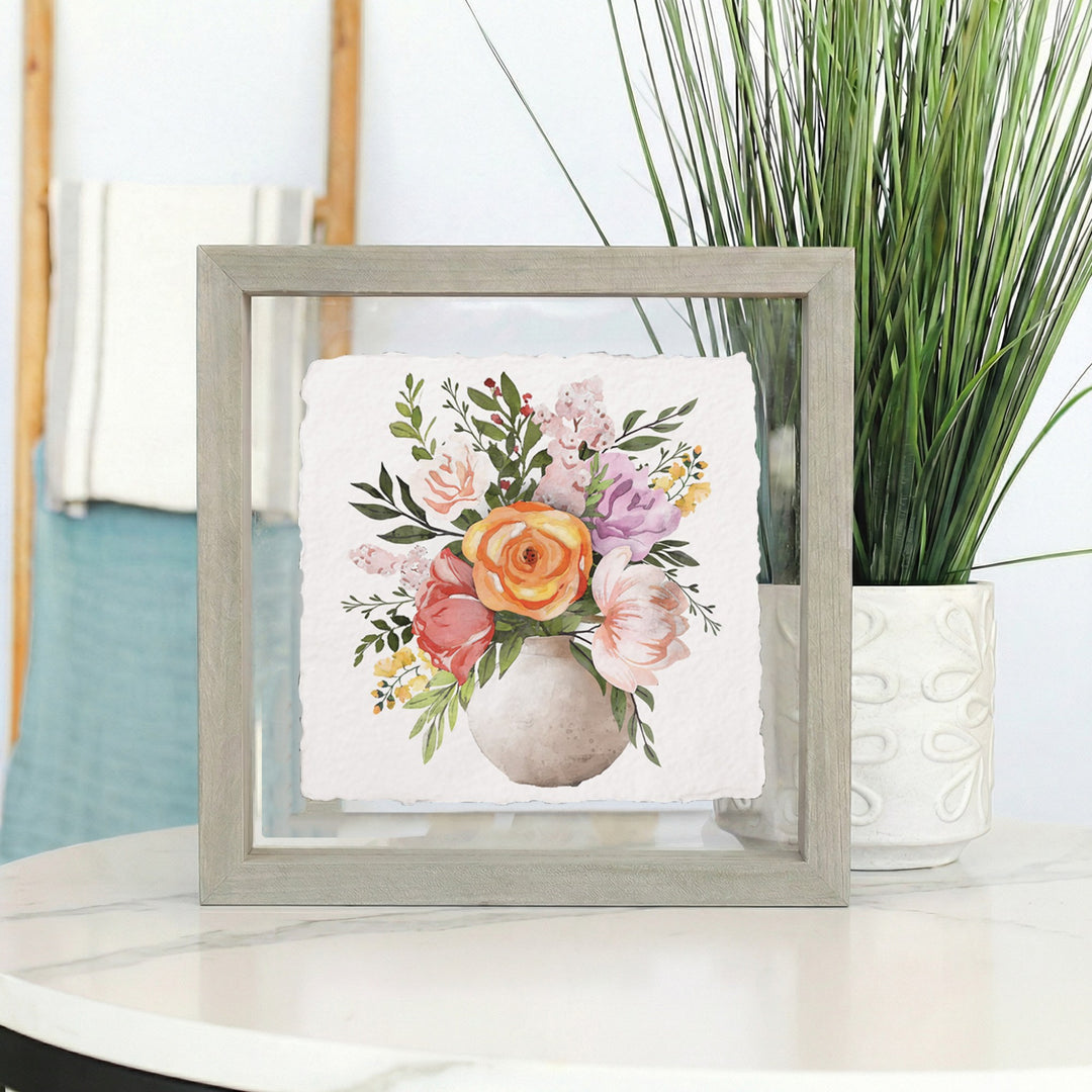 Colorful Floral Pot