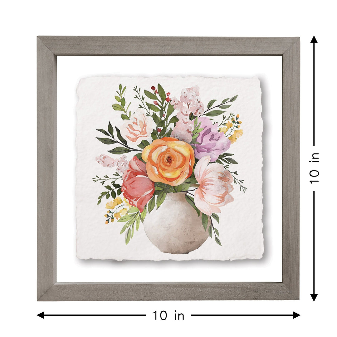 Colorful Floral Pot