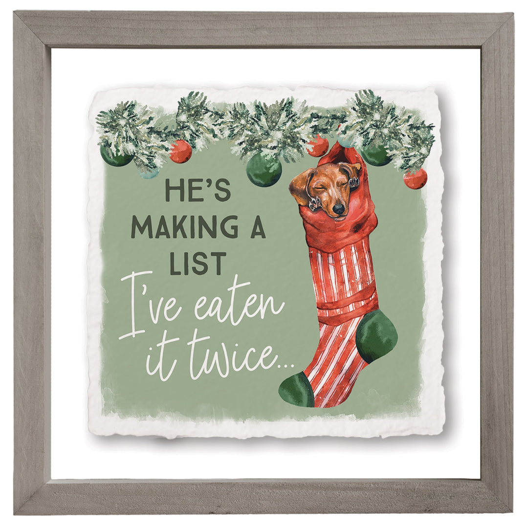 List Stocking Dog