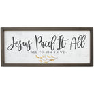 Jesus Paid