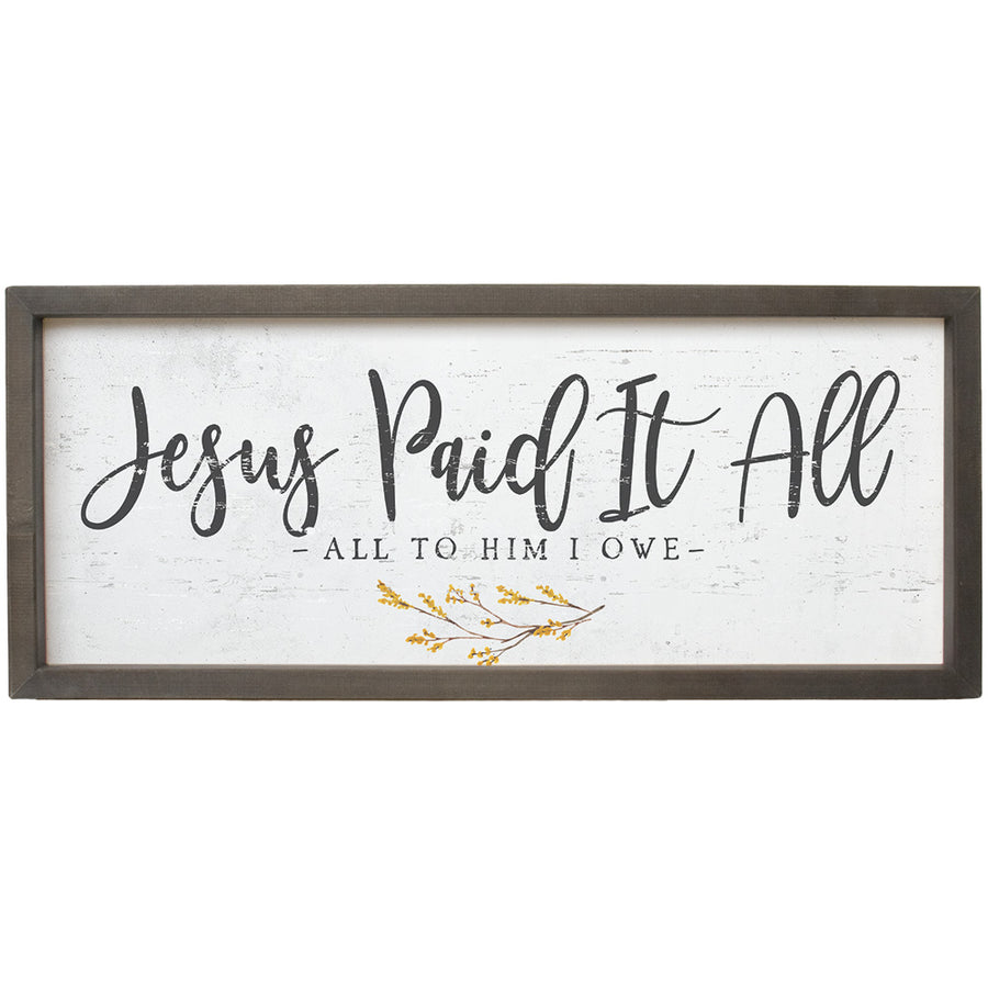 Jesus Paid