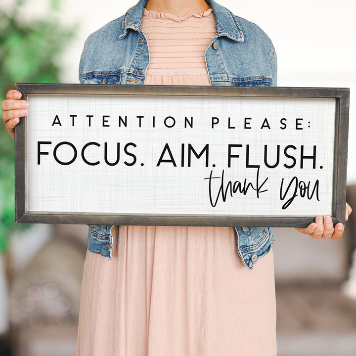 Focus Aim Flush