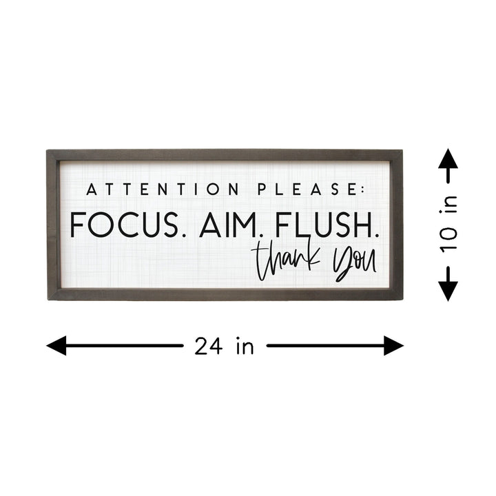 Focus Aim Flush