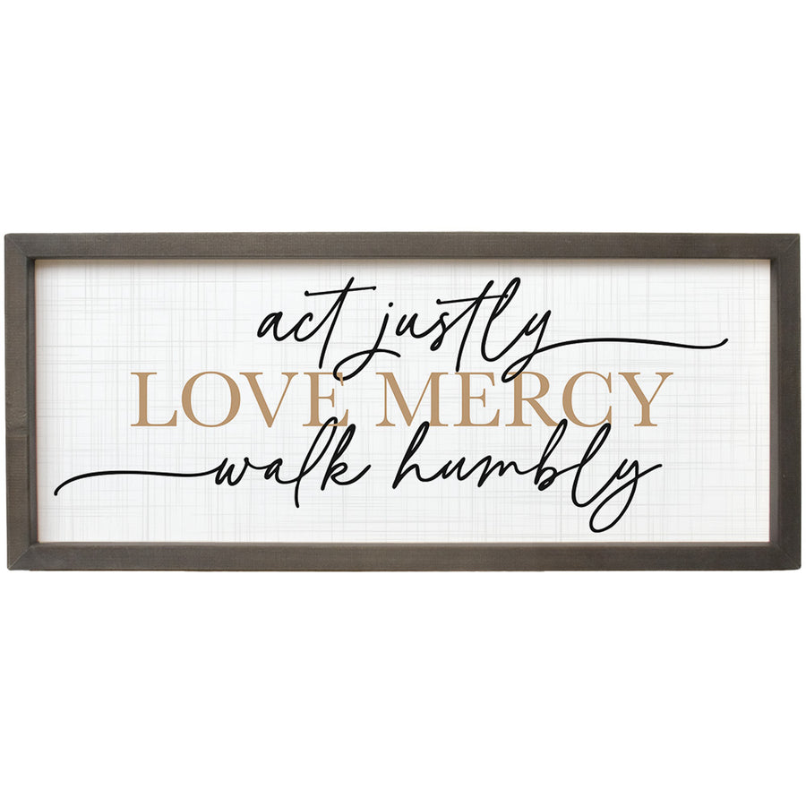 Act Justly Love Mercy