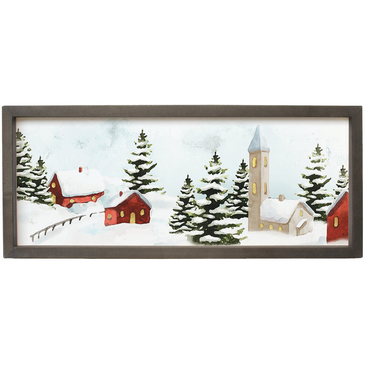 Winter Scenery Houses