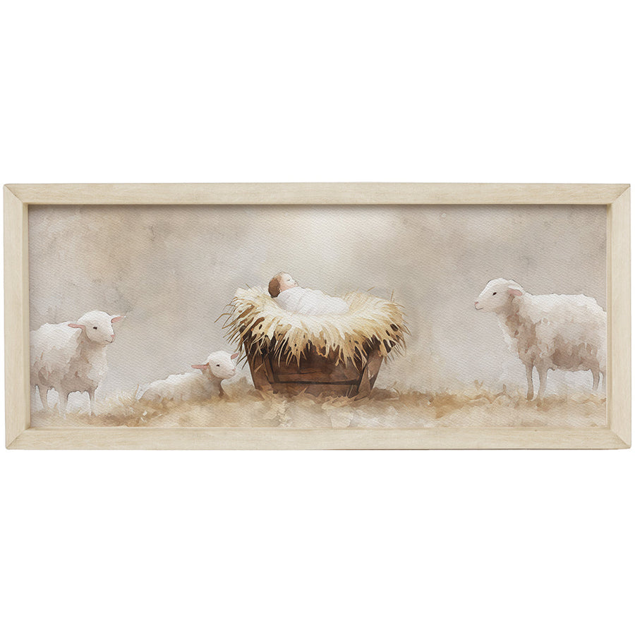 Baby Jesus Manger Art