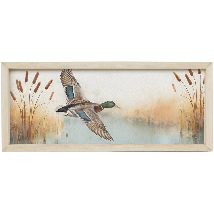 Duck Cattails Scene