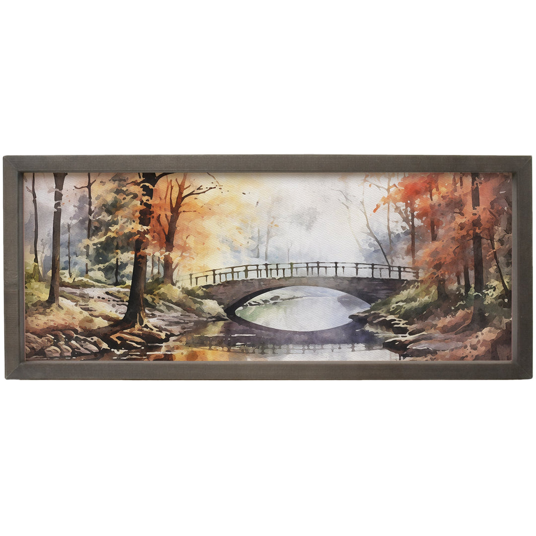 Fall Bridge Scene