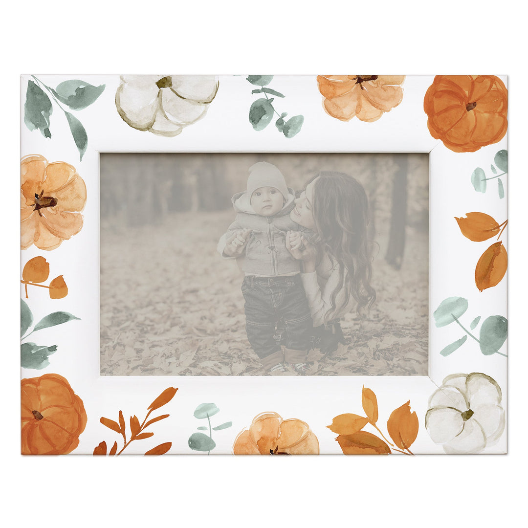 Pumpkins And Leaves